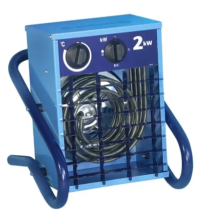 VF 21A – Värmefläkt 2kW med sladd och stickpropp 230V 50/60Hz