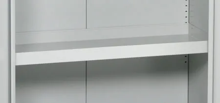 Shelf for chemical cabinet
