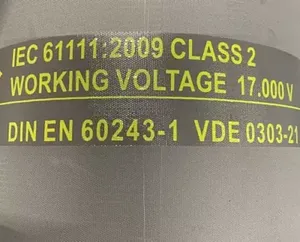 Switchboardmatting Class 2 – 30 kV grey 1000/1200mm